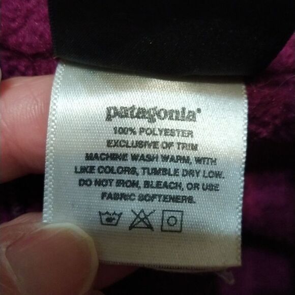 Vintage Patagonia Sweater Capilene 1/4 Zip Mock Pullover Fleece - Picture 7 of 8